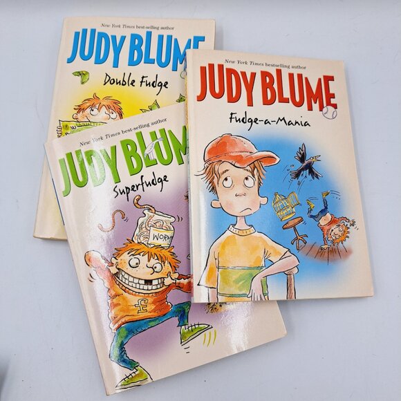 Box Of Fudge 3 Books From Judy Blume: Fudge-A-Mania, Superfudge, Double Fudge - Picture 4 of 13